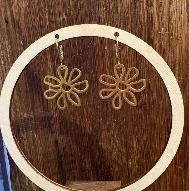 mini flower earring