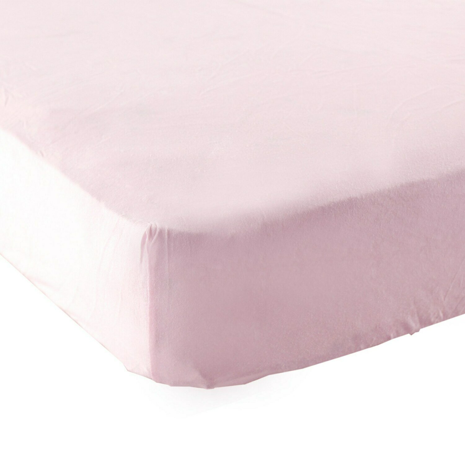CUBRECOLCHON CUNA ALGODON -  ROSADO