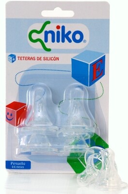 TETERAS DE SILICON 0-6 MESES, PAQ.4&#39;
