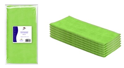 Paño Microfibra Verde 40x30 cm./280 gr./m2