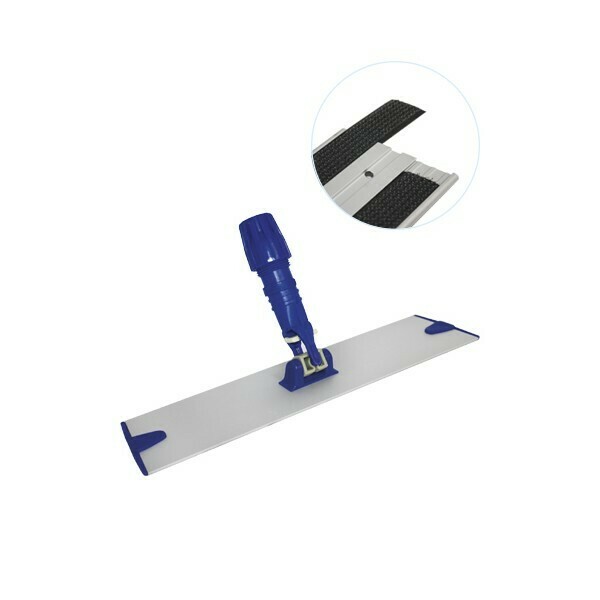 Mopa Base Aluminio  /  Microfibra Terry Velcro Con Palo de Metal