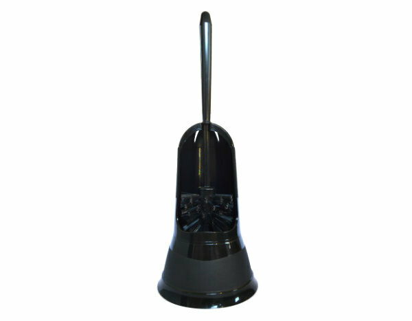 Cepillo de Inodoro Con Base Cubierta /  Blanco, Gris, Negro