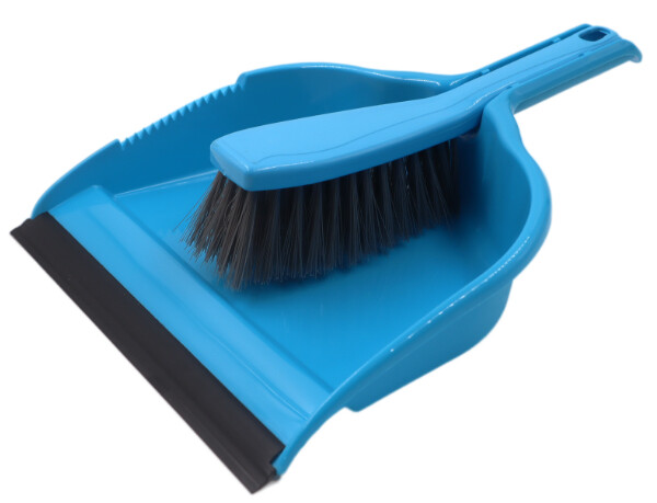 Pala con Cepillo /  Azul, rojo, Gris