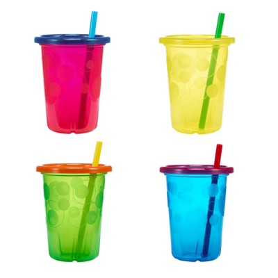 VASOS SEMI-DESECHABLES CON SORBETO, 4&#39;