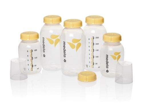 MEDELA BIBERON 5 OZ CON TAPA SET DE 6