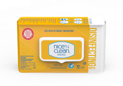 TOALLITAS DESINFECTANTES 72' AROMA LIMON