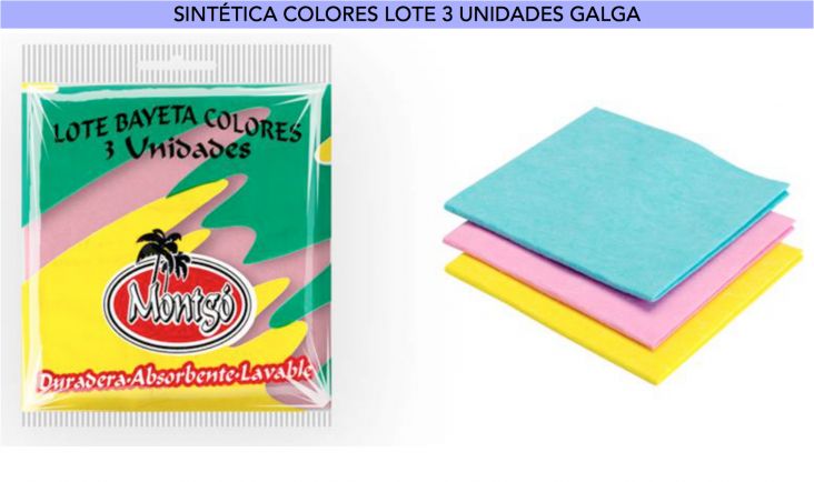 Bayeta Sintetica 3 unidades