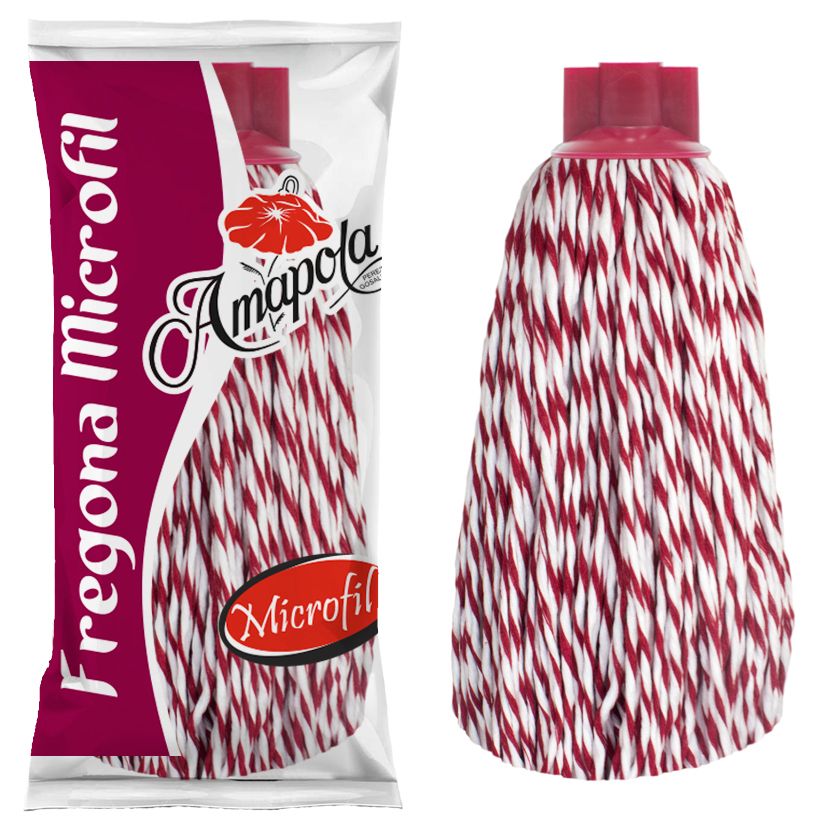 Suaper Microfibra-Algodon (Fuscia-Blanco) con Palo