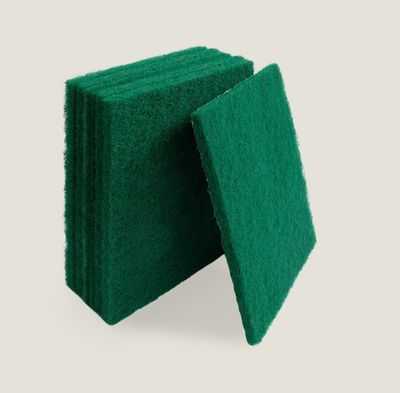 Abrasivo Fibra Verde 15X10X0.7 CM. Paq. 6 unidades