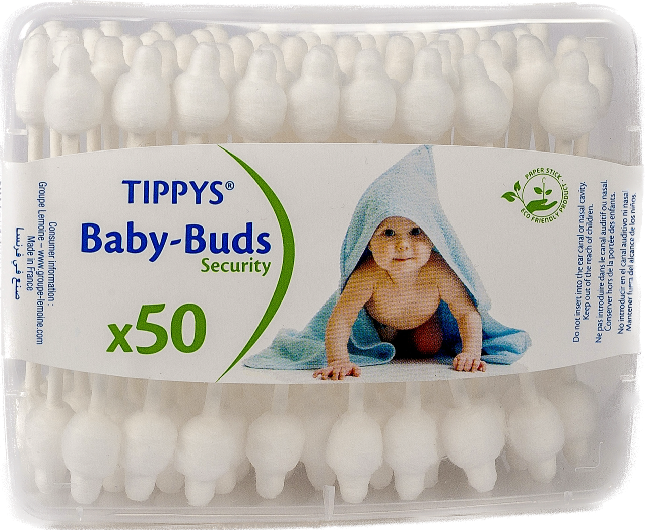 BASTONCILLOS DE ALGODON BEBE PAQ 50