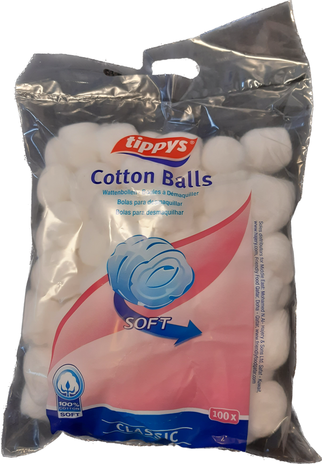 BOLAS DE ALGODON PARA DESMAQUILLAR PAQ 100