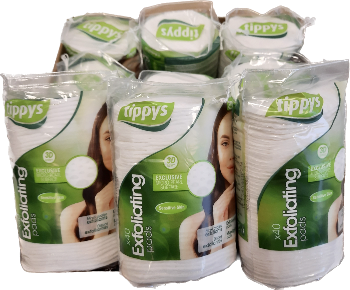 DISCOS OVALADOS EXFOLIANTES PAQ 40