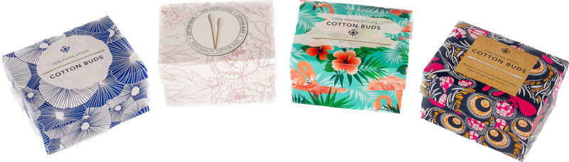 BASTONCILLOS DE ALGODON ECOBOX 300