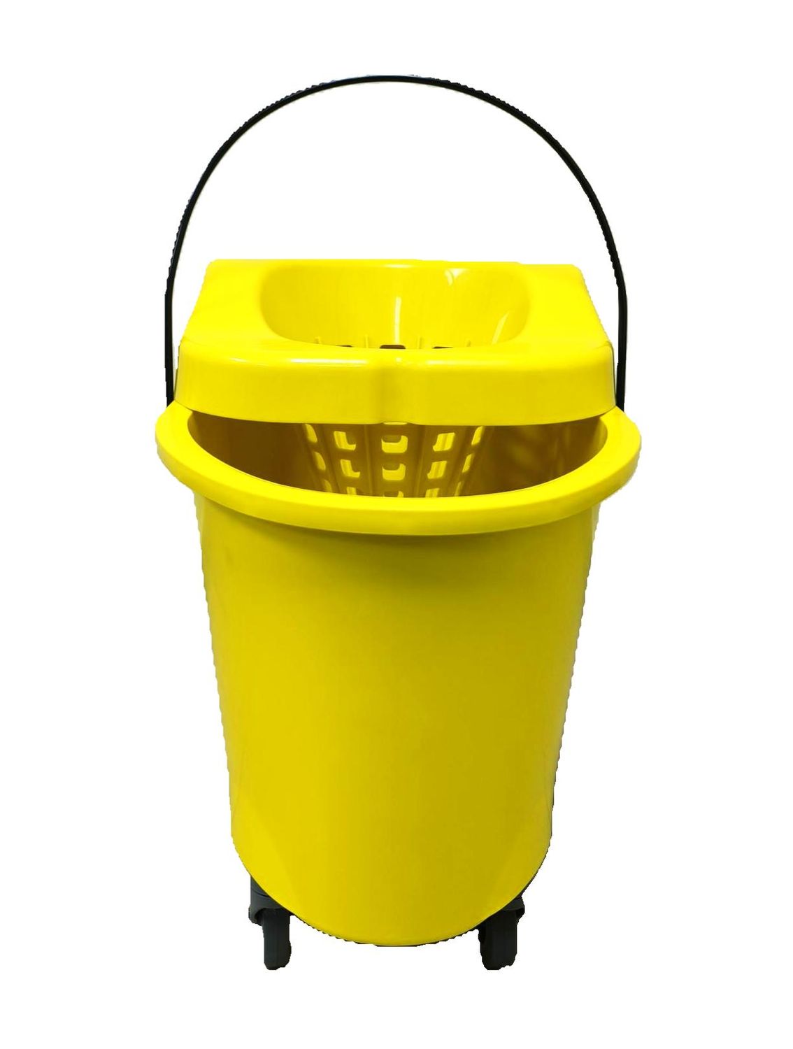 Cubo con escurridor Industrial de 33 Litros con ruedas