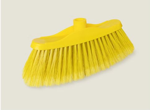 Escoba Raquel Sin Palo (Amarilla)
