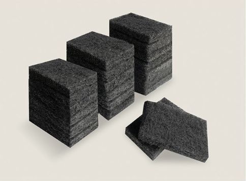 Fibra Negra 16X9.5X2 CM. Paq. 20 unis