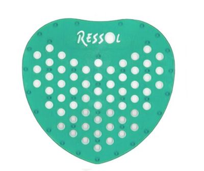 Pantalla Cuore para Urinales Masculinos - Unidad (Verde)