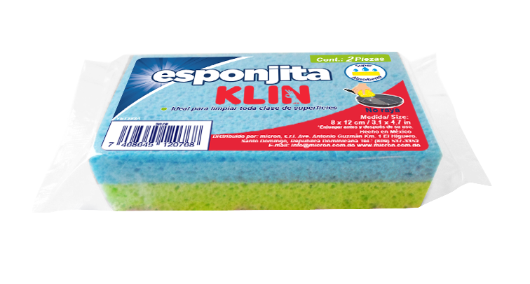 ESPONJA CELULOSA KLIN 2PK