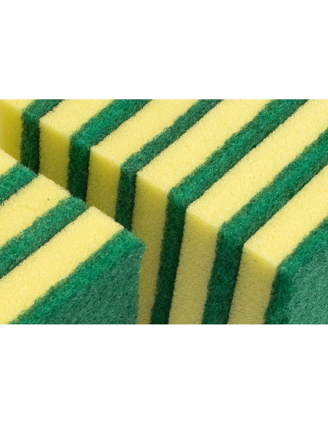 Estropajo Fibra Verde con Esponja