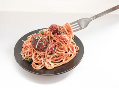 Spaghetti Meatballs (Halal)