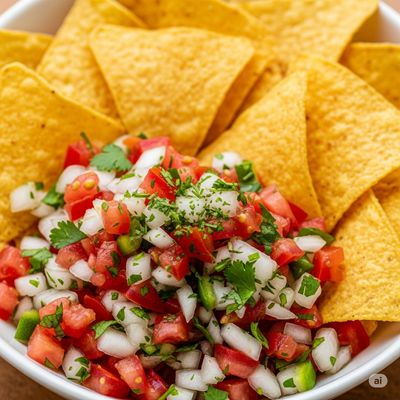 Chips and Pico de Gallo (good for 12 guests)