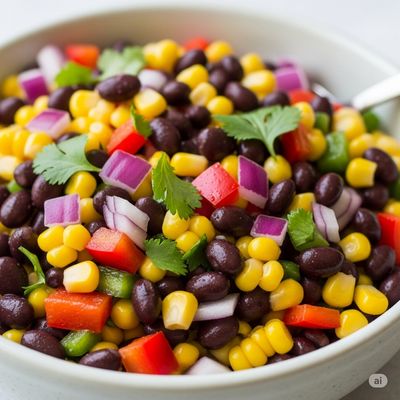 Corn and Black Bean Salad (good for 12 guests)