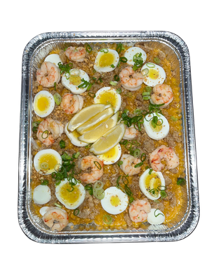 Vermicelli Noodle with Pork and Shrimp Ragu (Pancit Palabok)