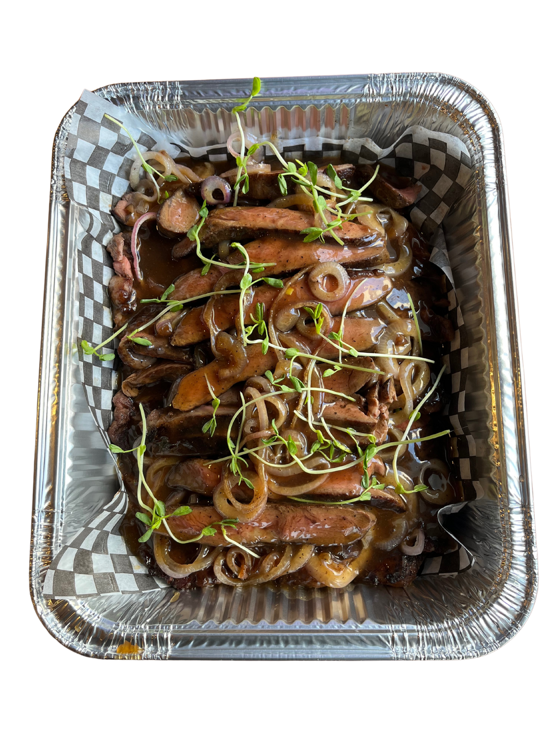 Seared Striploin with Soy Citrus Gravy (Bistek)