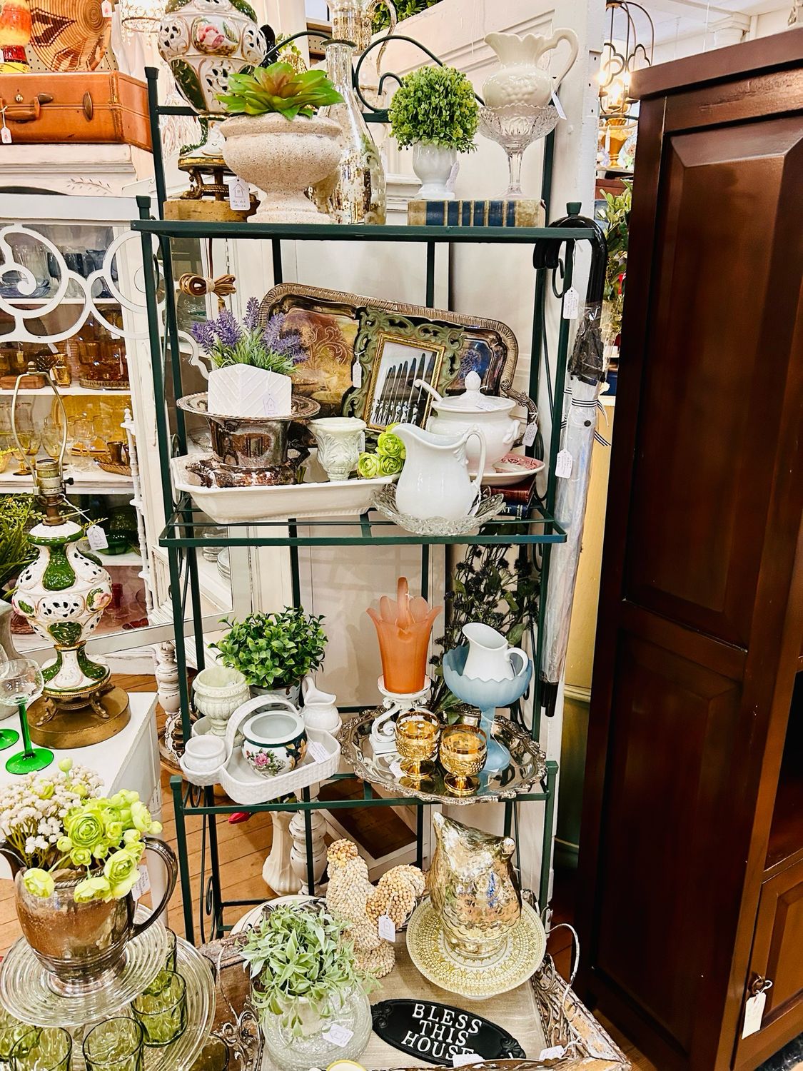 Metal Plant Rack