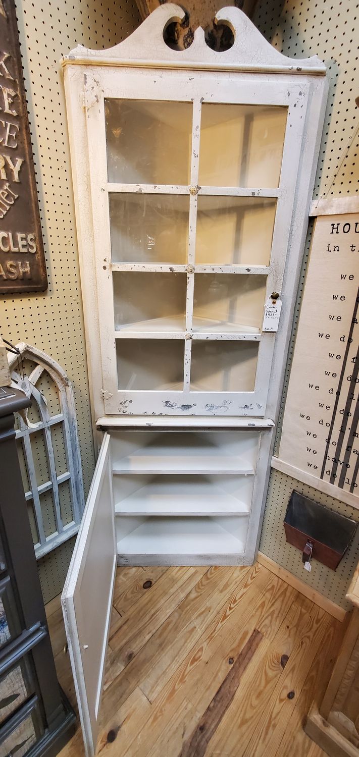 Refinished Corner Cabinet