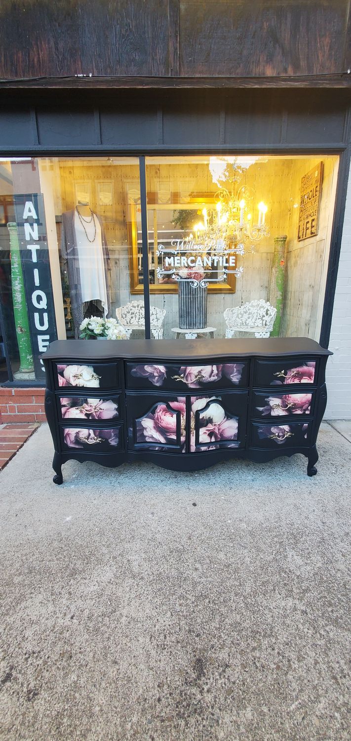 Dresser with Floral Fronts