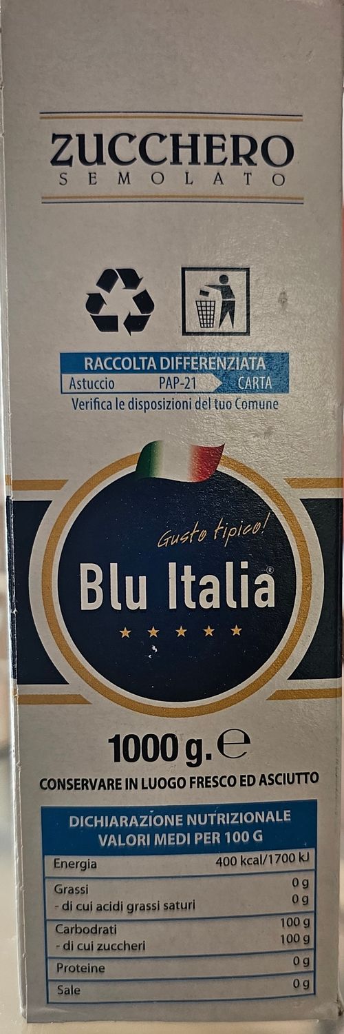 Sucre Blue Italia