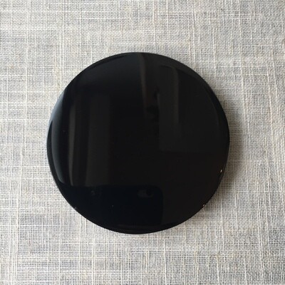 Black Obsidian Scrying Mirror 4&quot;