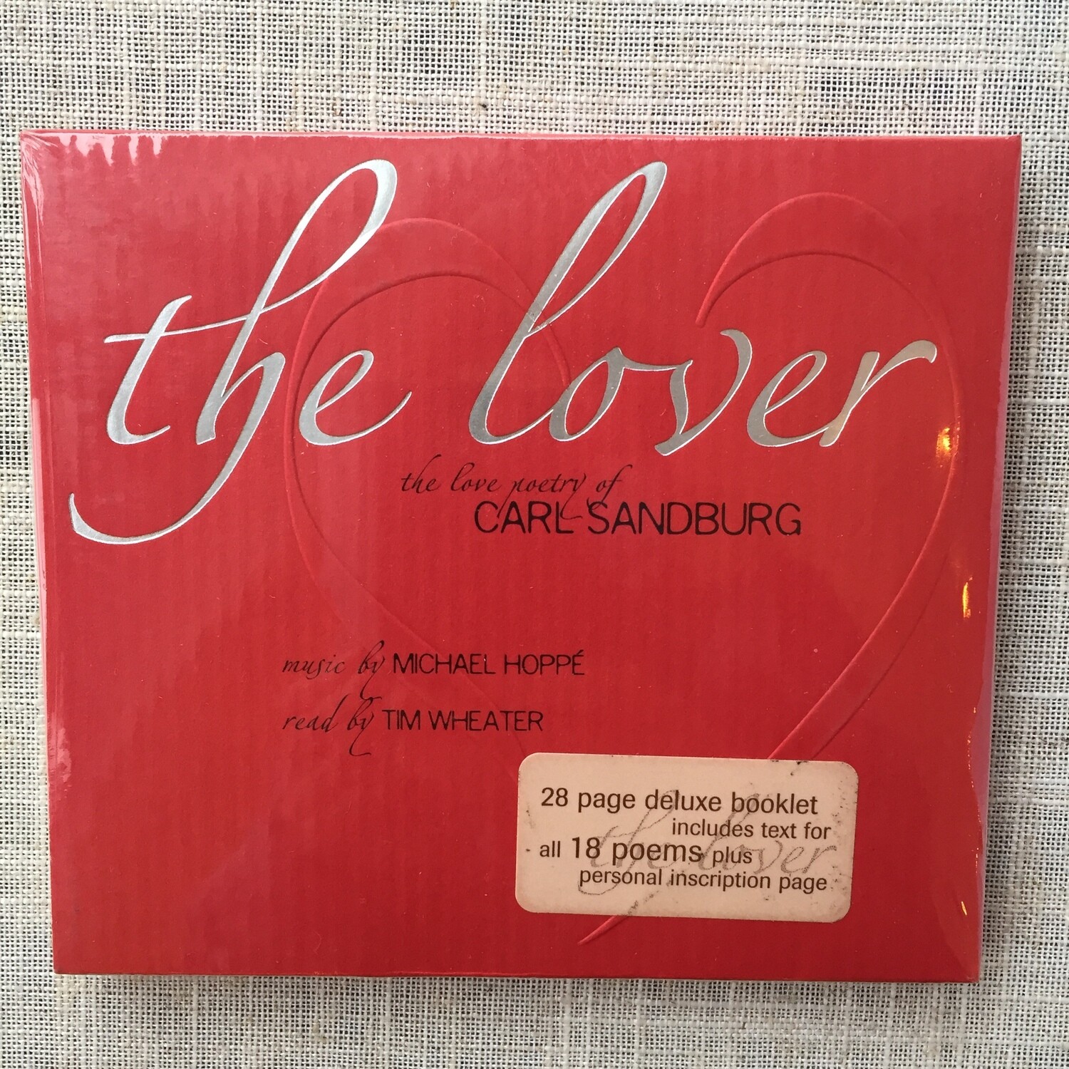 Lover: Love Poetry of Carl Sandburg (CD)
