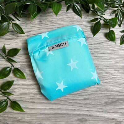 Reusable Eco-Friendly Tote Bag Teal Star