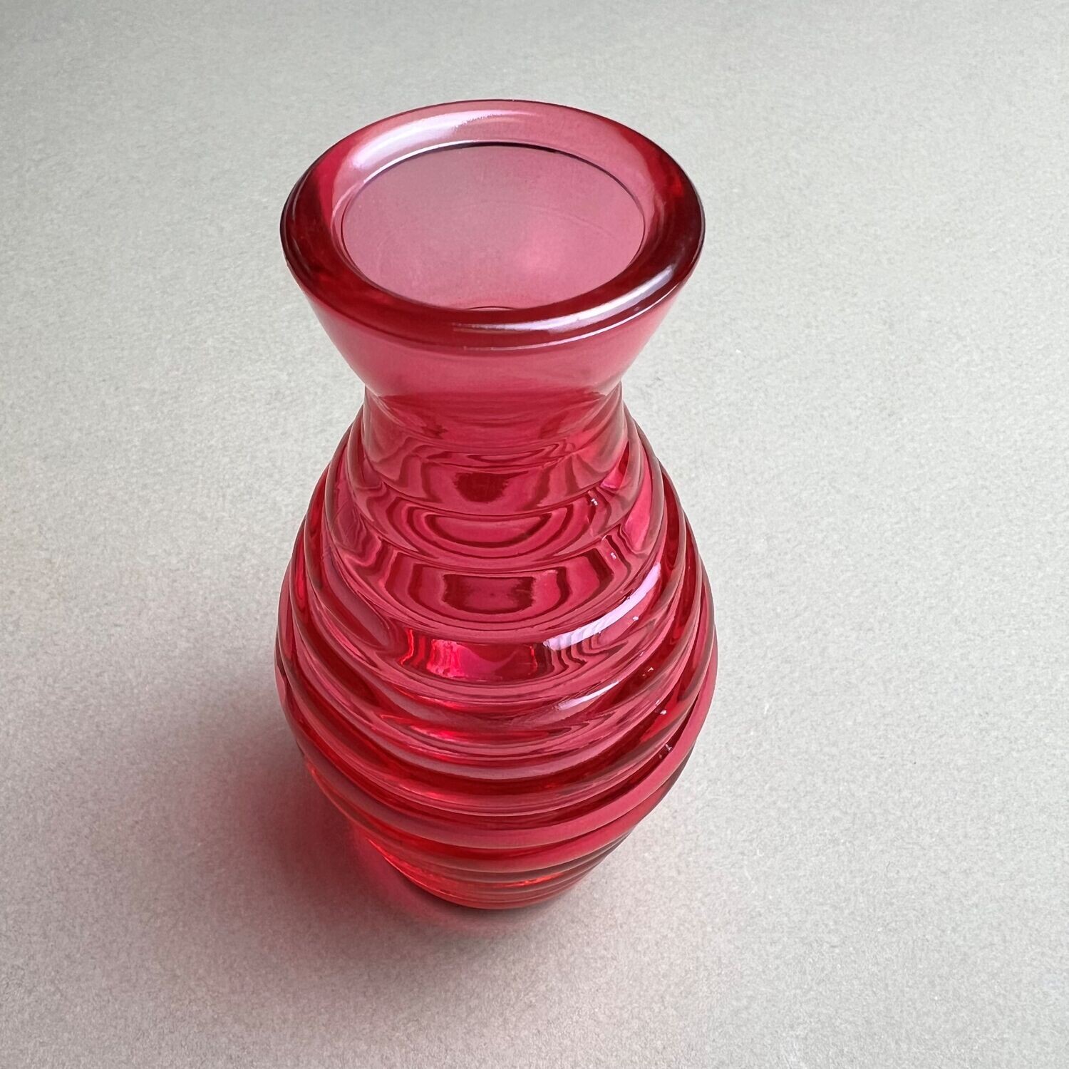Vintage Style Glass Vase for Single Bud