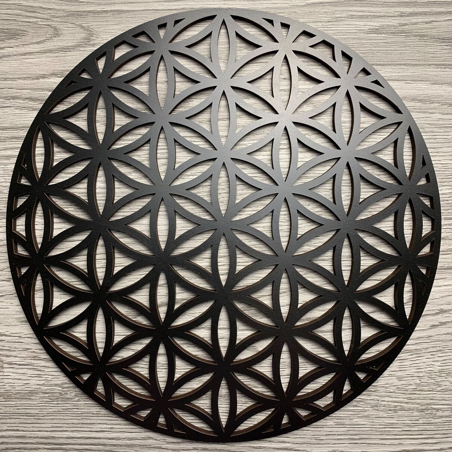 Crystal Grid Flower of Life Template 10"