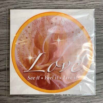 Water Blessing Decals-Love Decal