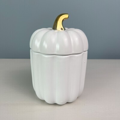 Pumpkin Ceramic Container