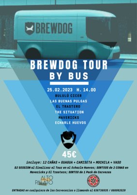 II BREWDOG BEER TOUR BY BUS - S 25 FEB