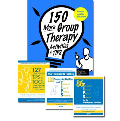 150 Group Therapy Activities and Tips & Two Other Books from the TIPS & Tools Series