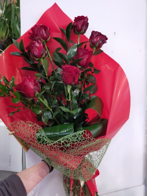 7 Rose gambo lungo