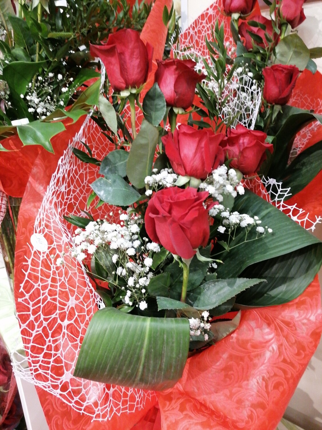 5 rose gambo lungo