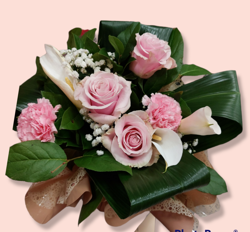 Bouquetto calla e rose