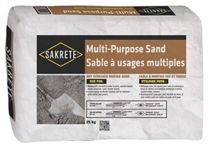 SAKRETE MULTI-PURPOSE SAND 25 KG