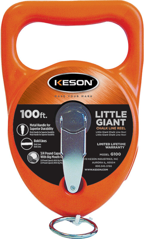 KEESON LITTLE GIANT 100' CHALK LINE REEL