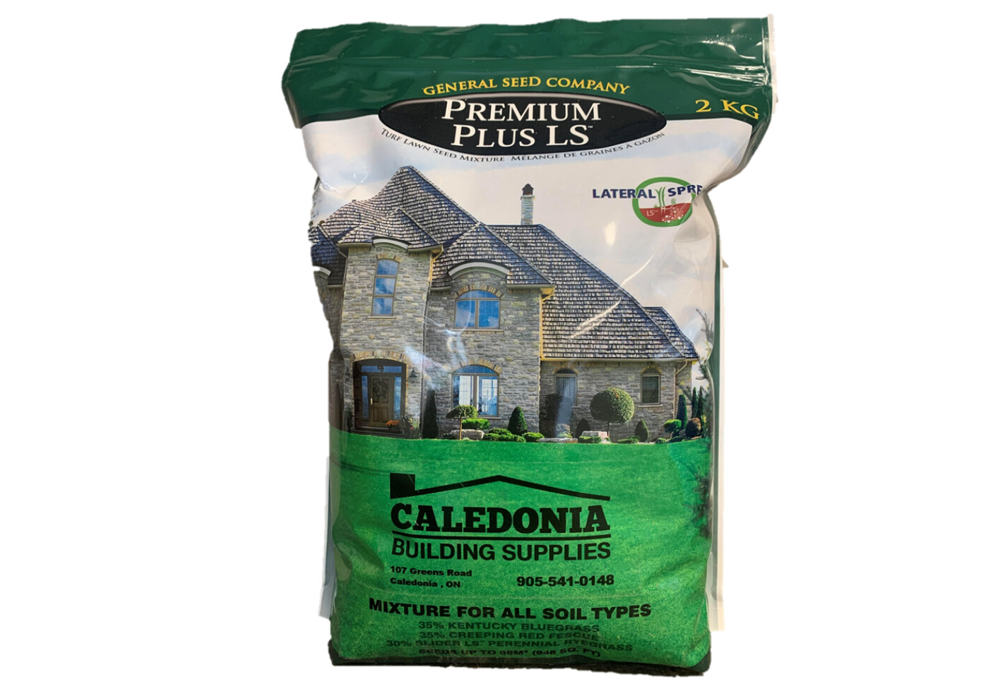 PREMIUM PLUS LS GRASS SEED - 2KG BAG