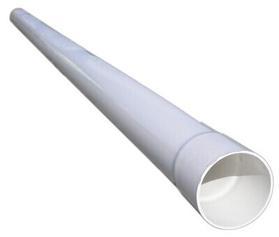 4" SOLID PVC SEWER & DRAIN PIPE - 10' LENGTH