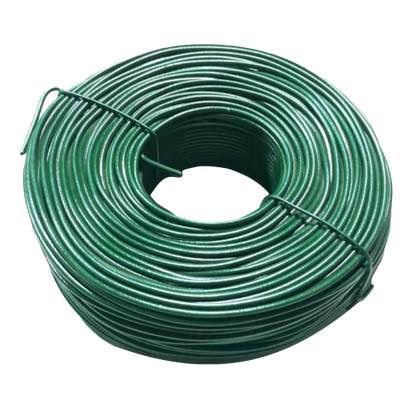 3-1/8 LB GREEN PVC COATED TIE WIRE - 16 GUAGE