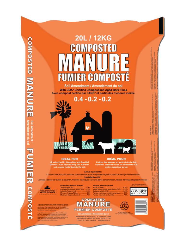 COMPOSTED MANURE - 12 KG (20 L)